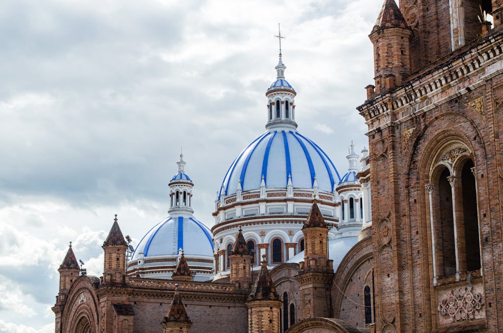 Blue Domes of the Cathedral of the Immaculate Conception