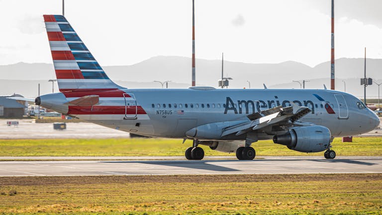 American Airlines Airplane on Tarmac